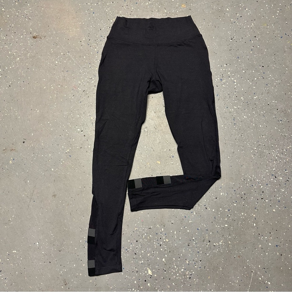 Gymshark Empower Leggings High Waisted Mesh Black Gray Workout Contour Size S